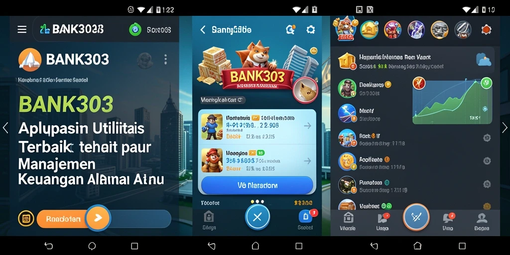 Tampilan antarmuka BANK303 untuk pengelolaan keuangan yang mudah.