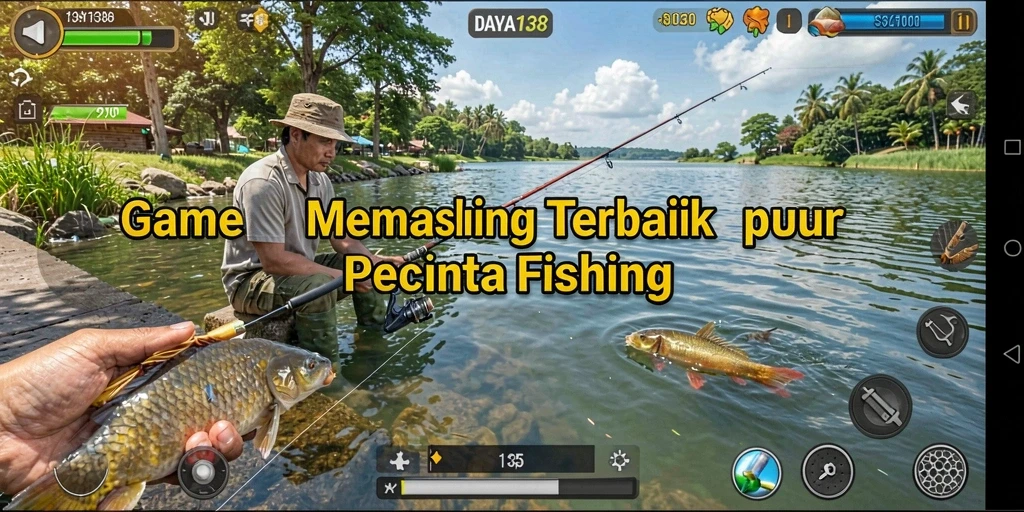 Layar permainan DAYA138 dengan aksi memancing yang seru.