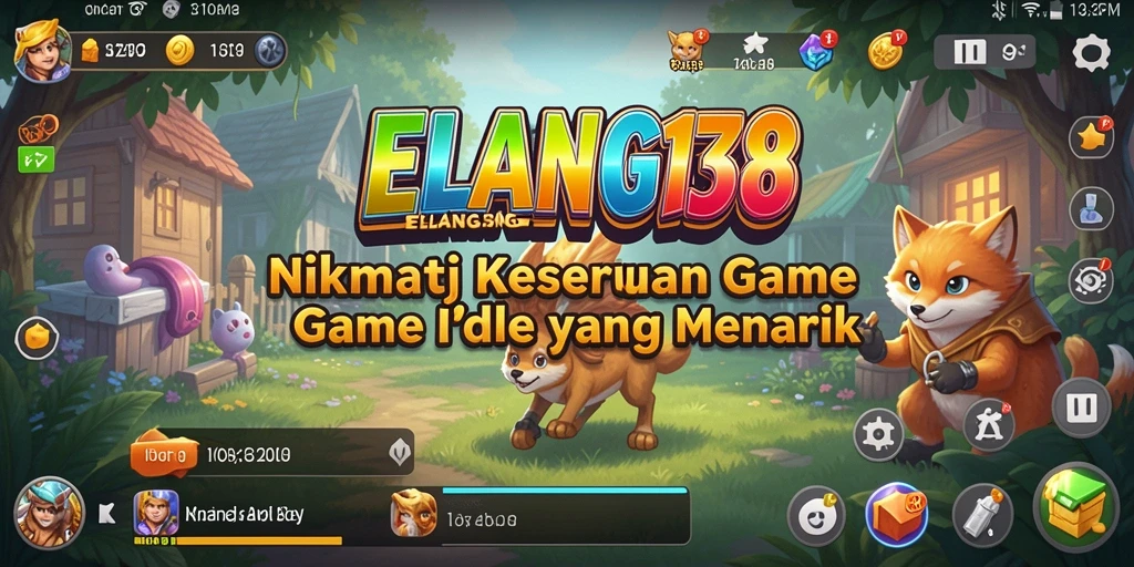 Screenshot gameplay ELANG138 menampilkan karakter dan aksi seru dalam game Idle.