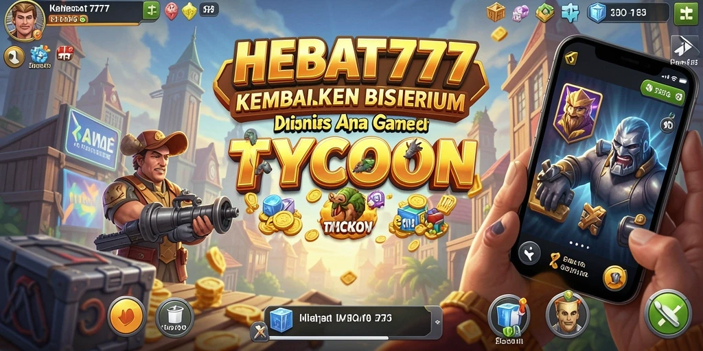 Screenshot gameplay HEBAT777 menunjukkan pengalaman Tycoon yang mendalam.