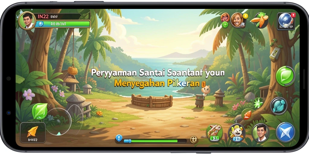 Screenshot IN22 menampilkan gameplay yang seru dan penuh warna.
