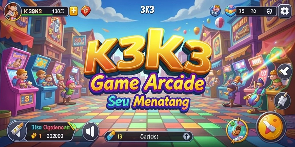 Screenshot K3K3 menampilkan gameplay seru dan rintangan yang menantang.