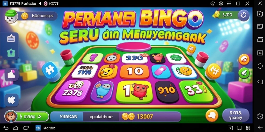 Tampilan gameplay seru dalam permainan Bingo KG778.