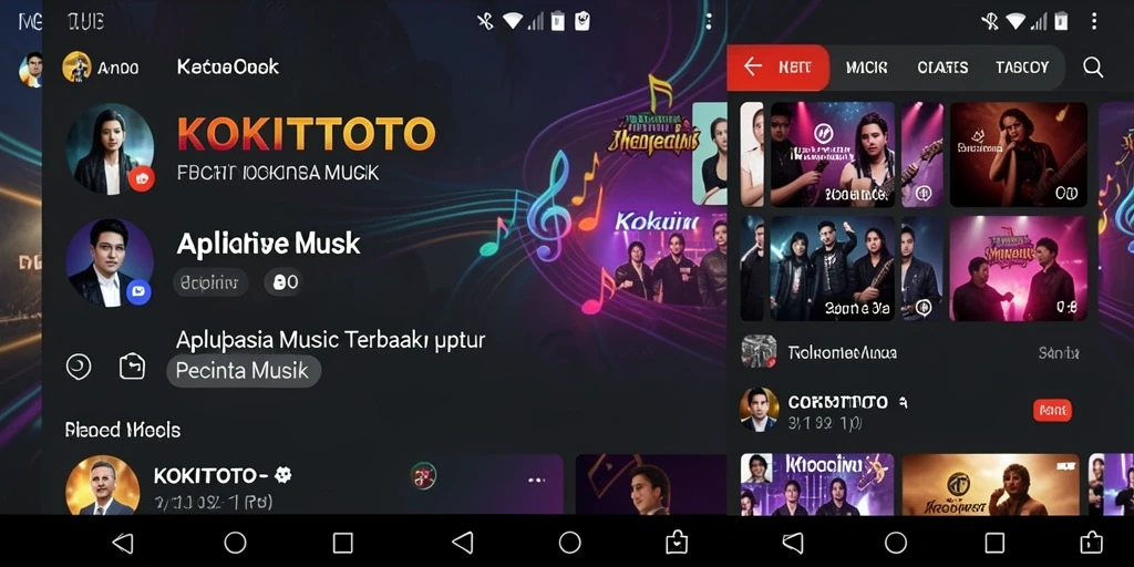 Tampilan gameplay KOKITOTO saat bernyanyi bersama teman.