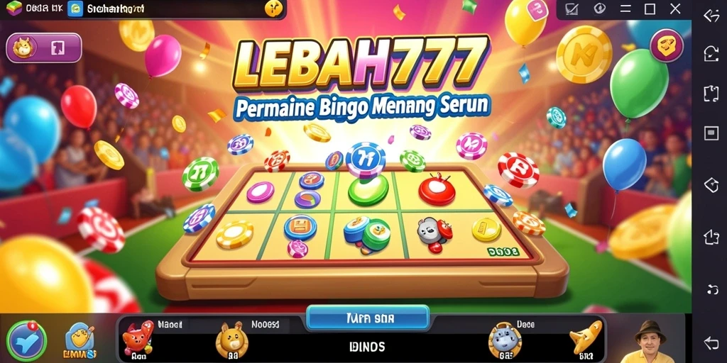Gameplay Bingo yang seru dan memikat dalam LEBAH777.
