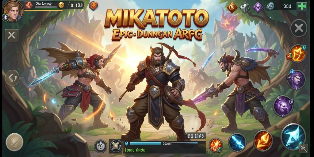 Tampilan gameplay MIKATOTO yang memukau dalam dunia ARPG.